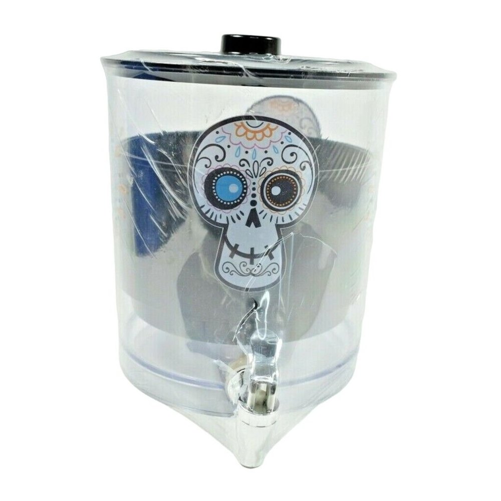 Holiday Home Day of the Dead Dia de los Muertos Printed Beverage Dispenser
